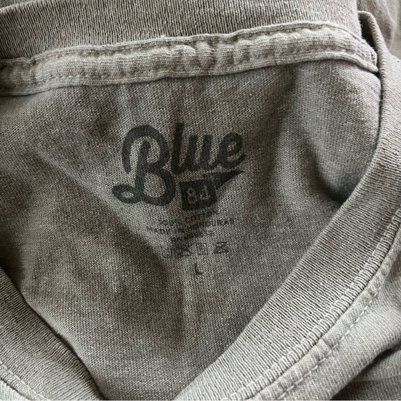 Blue 84 Super Cropped Orange Beach Alabama Paradise Vintage Style T Shirt Tee L - Picture 5 of 5